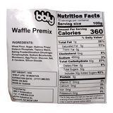 BBLY Waffle Premix Powder, 2.2lbs x 1 Bag