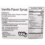 BBLY Vanilla Syrup, 11lbs x btl