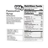 BBLY Passion Fruit Syrup, 11lbs x btl