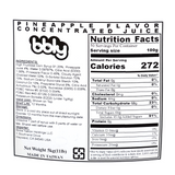 BBLY Pineapple Syrup, 11lbs x btl