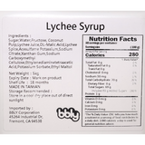 BBLY Lychee Syrup, 11lbs x btl