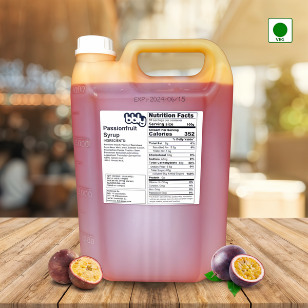 BBLY Passion Fruit Syrup, 11lbs x btl