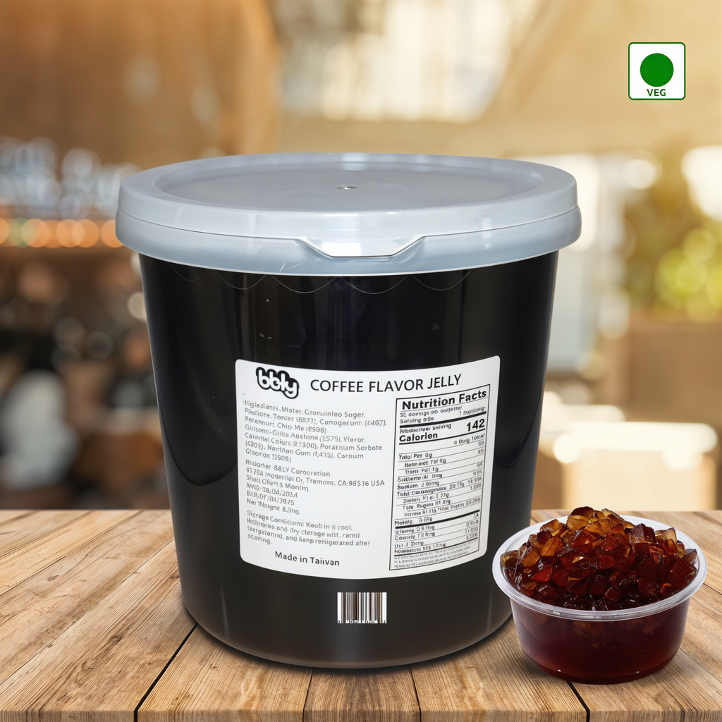 BBLY Coffee Jelly, 7.27lbs (Pack of 4)