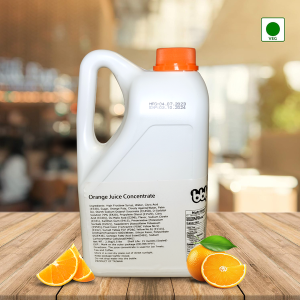 BBLY Orange Syrup, 5.5lbs x btl